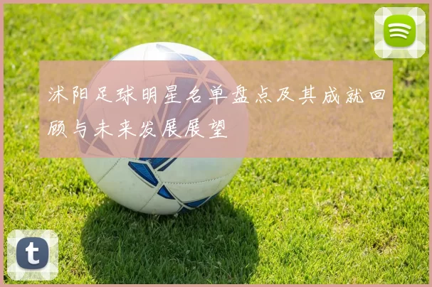 沭阳足球明星名单盘点及其成就回顾与未来发展展望